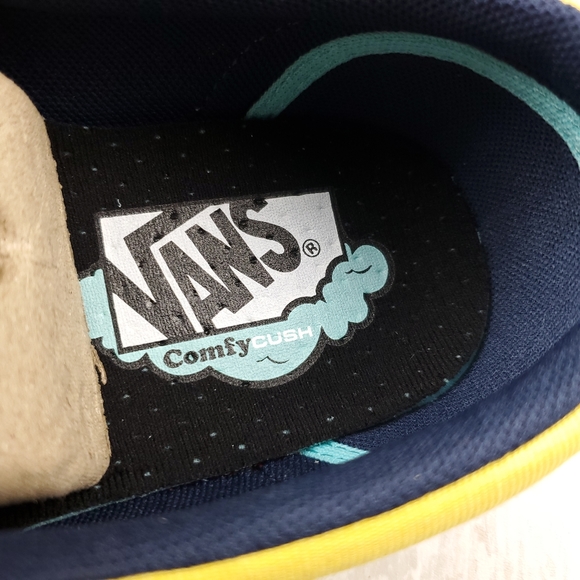 Vans Era Comfycush Suede/Canvas Dress Blues/Yellow - Picture 8 of 9